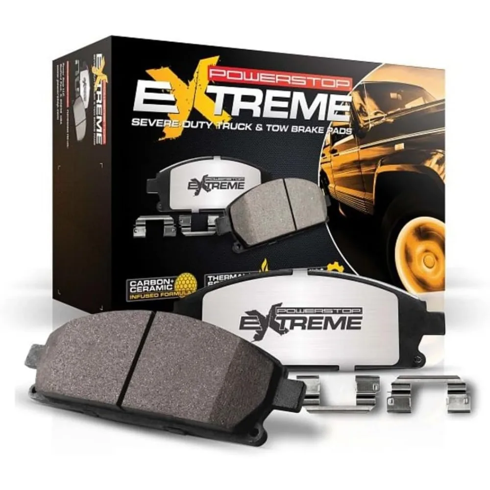 Z36-1274 Rear Truck & Tow Carbon-Fiber Ceramic Brake Pads For 2007-2011 Dodge Nitro | 2008-2012 Jeep Liberty | 2007-2017 Jeep W
Z36-1274 Rear Truck & Tow Carbon-Fiber Ceramic Brake Pads For 2007-2011 Dodge Nitro | 2008-2012 Jeep Liberty | 2007-2017 Jeep W