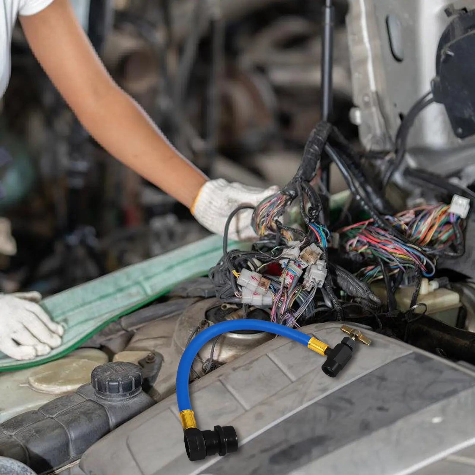 Car Refrigerant Filling Hose Plastic Aluminum Alloy Flexible High Pressure Resistant Air Conditioning Recharge Leak Repair Hose
Car Refrigerant Filling Hose Plastic Aluminum Alloy Flexible High Pressure Resistant Air Conditioning Recharge Leak Repair Hose