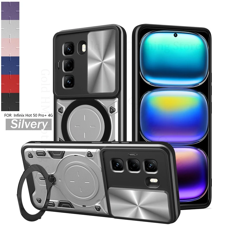 For Infinix Hot 50 Pro Plus 4G Armor Magnetic Heavy Duty Case For INFINIX Hot 50 50i 30 i 40 Pro 4G Ring Stand Slide Lens Cover
For Infinix Hot 50 Pro Plus 4G Armor Magnetic Heavy Duty Case For INFINIX Hot 50 50i 30 i 40 Pro 4G Ring Stand Slide Lens Cover