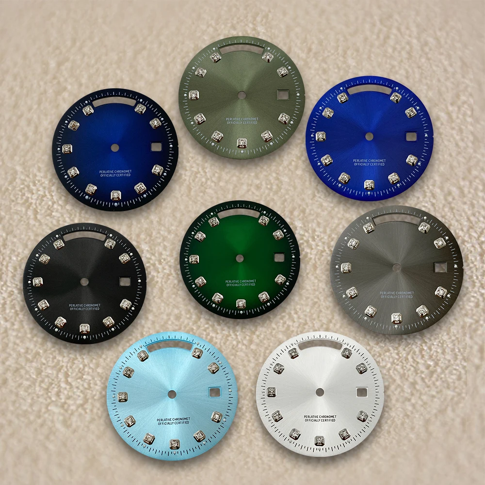 31mm S Logo Dial Day And Date Diamond Sunray Dial Suitable For 8285 Movement High Quality Watch Modification Accessories
31mm S Logo Dial Day And Date Diamond Sunray Dial Suitable For 8285 Movement High Quality Watch Modification Accessories
