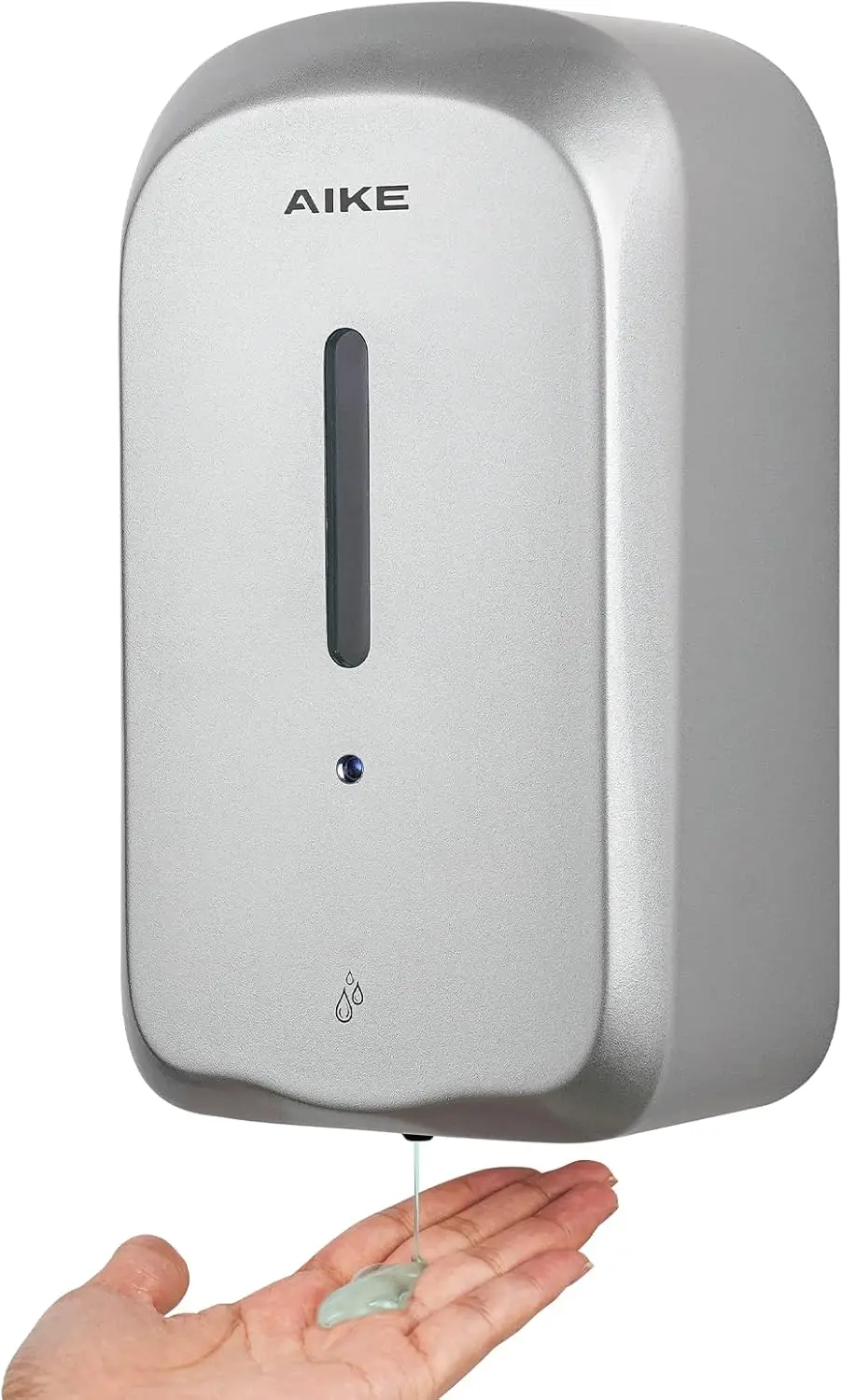 33.8oz Automatic Wall Mount Liquid Soap Dispenser with Commercial ABS Construction, Silver
33.8oz Automatic Wall Mount Liquid Soap Dispenser with Commercial ABS Construction, Silver
