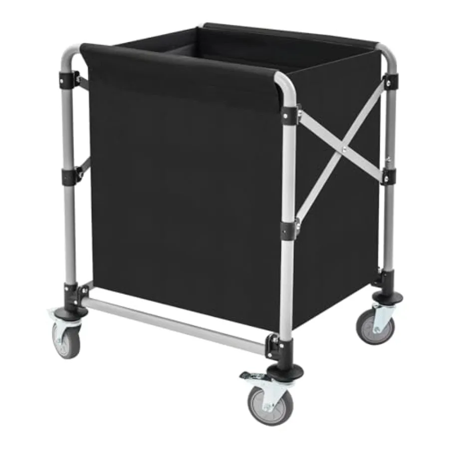 Commercial Laundry Cart with Wheels, 220lbs Capacity Foldable Rolling Laundry Hamper on Wheels, 24x20x32'' Big Laundry Basket w
Commercial Laundry Cart with Wheels, 220lbs Capacity Foldable Rolling Laundry Hamper on Wheels, 24x20x32'' Big Laundry Basket w