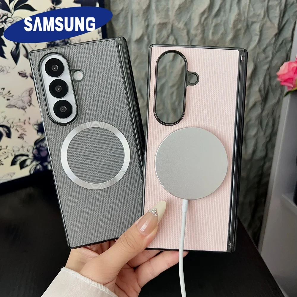 For Samsung Galaxy Z Fold 7 6 5 4 Case Grid Pattern Magsafe Magnetic Case For Galaxy Z Fold6 Fold7 Wireless Charge Bumper Cover
For Samsung Galaxy Z Fold 7 6 5 4 Case Grid Pattern Magsafe Magnetic Case For Galaxy Z Fold6 Fold7 Wireless Charge Bumper Cover