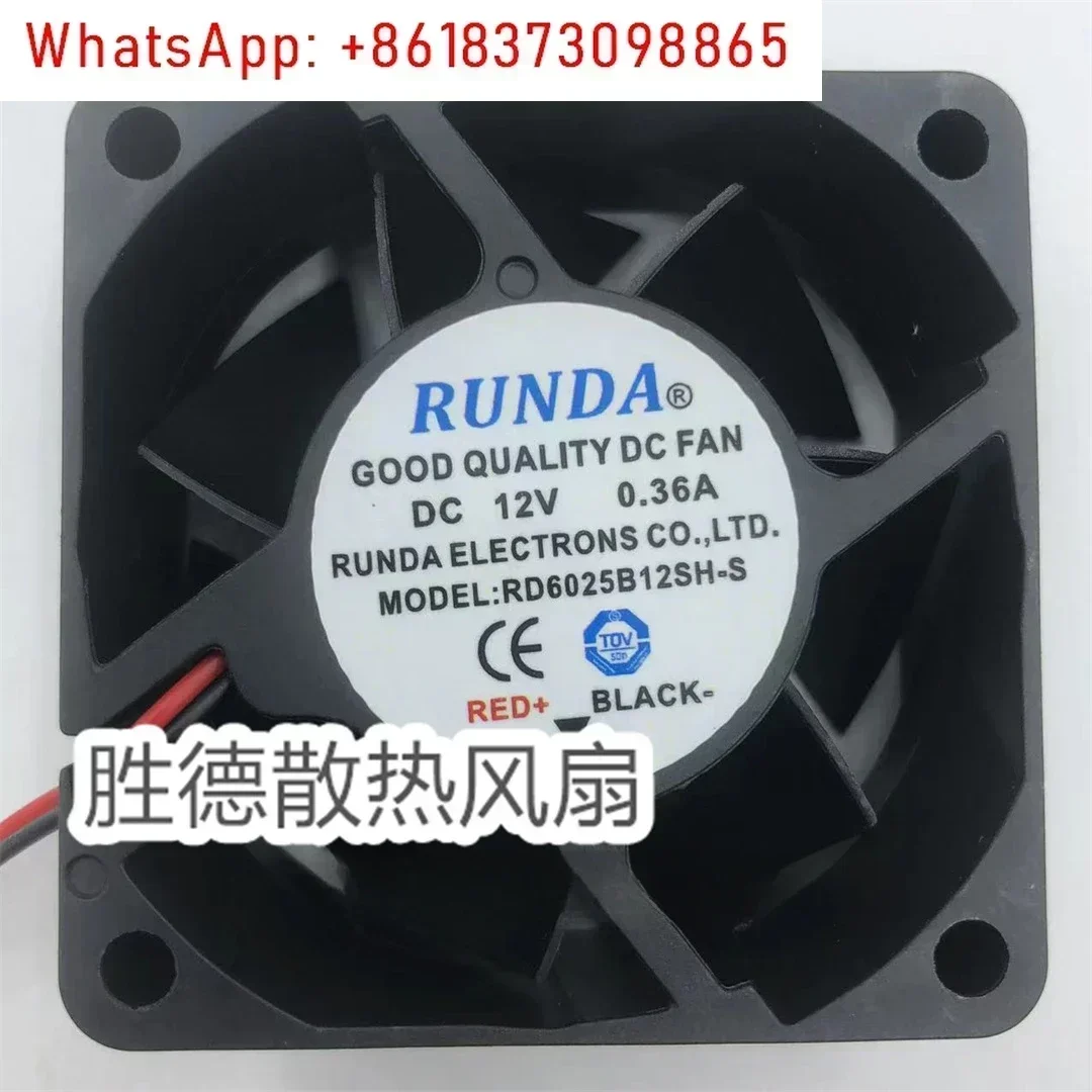 10 шт. RUNDA 6025 12 В 0,36 А RD6025B12SH-S 6 см шариковый охлаждающий вентилятор
10 шт. RUNDA 6025 12 В 0,36 А RD6025B12SH-S 6 см шариковый охлаждающий вентилятор