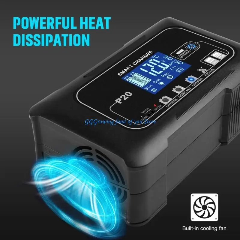 H9EB High Efficiency Car Battery 12V 24V Fully Automatic for Multiple Batteries Intelligent Temperature Control
H9EB High Efficiency Car Battery 12V 24V Fully Automatic for Multiple Batteries Intelligent Temperature Control