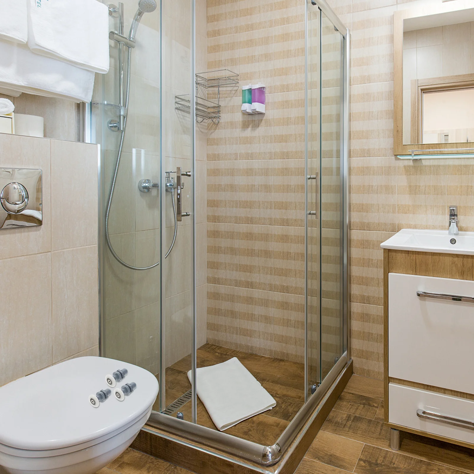 8pcs Sliding Rollers Glass Door Runners Replacement Heavy Duty Shower Door Hardware Pulleys For Bathroom Diy Replacement Parts
8pcs Sliding Rollers Glass Door Runners Replacement Heavy Duty Shower Door Hardware Pulleys For Bathroom Diy Replacement Parts