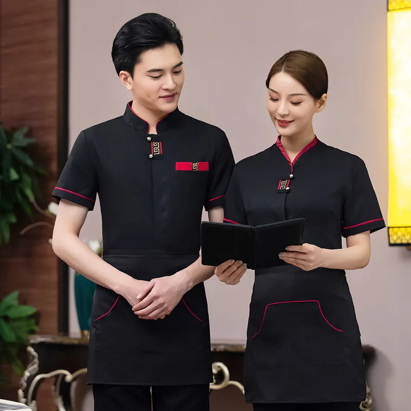 Hotel Work Clothes Summer Women's Western Restaurant Cake Shop Catering Temperament Restaurant Waiter Workwear Short Sleeve
Hotel Work Clothes Summer Women's Western Restaurant Cake Shop Catering Temperament Restaurant Waiter Workwear Short Sleeve