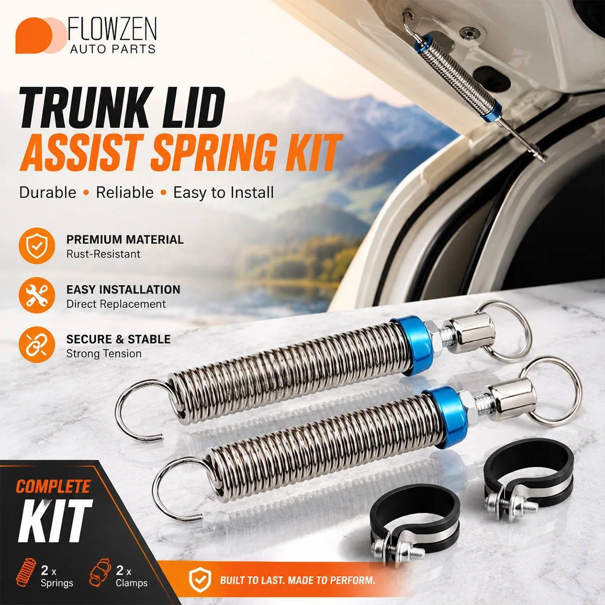 1/2pcs Car Trunk Spring Tool Lift Automatic Opening Tool Trunk Lid Spring Metal Spring Lifting Device High-Quality Car Parts
1/2pcs Car Trunk Spring Tool Lift Automatic Opening Tool Trunk Lid Spring Metal Spring Lifting Device High-Quality Car Parts