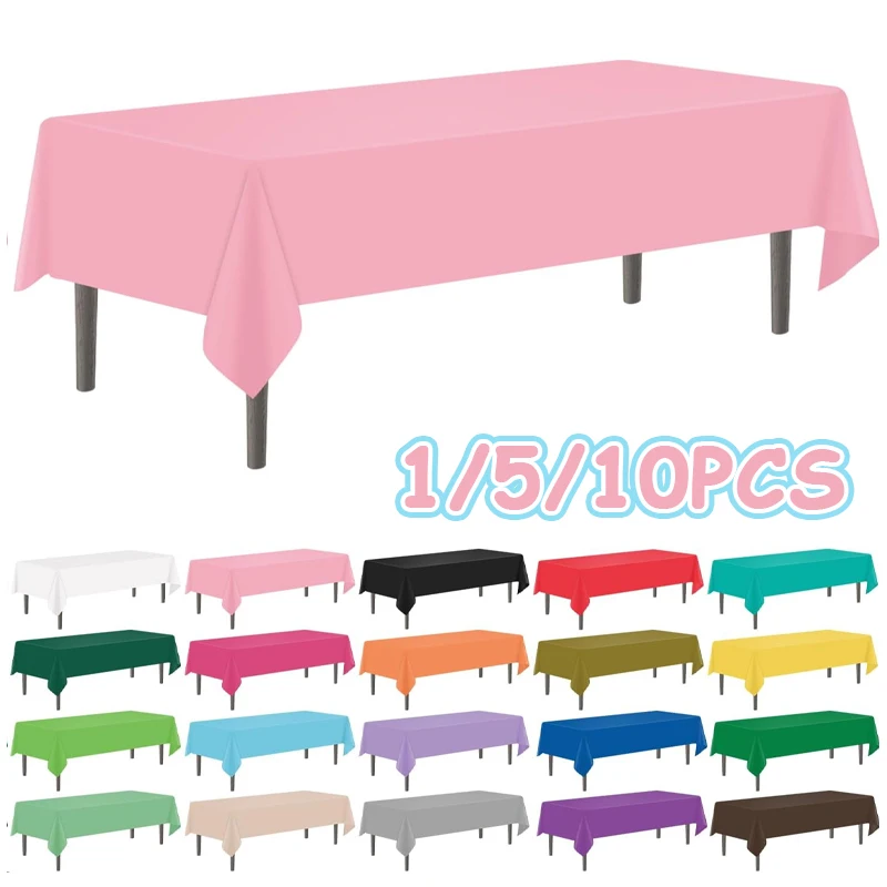 Multicolor Disposable Plastic Tablecloth Waterproof Oil Resistant for Birthday Party Outdoor Picnic Family Dinner Table Cover
Multicolor Disposable Plastic Tablecloth Waterproof Oil Resistant for Birthday Party Outdoor Picnic Family Dinner Table Cover