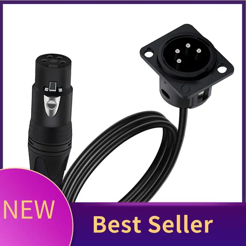 HFES 4Pin Type XLR Panel Mount Chassis To Female Connector Adapter XLR Feedthrough Bulkhead MIC Socket Audio Extension Cable 5M
HFES 4Pin Type XLR Panel Mount Chassis To Female Connector Adapter XLR Feedthrough Bulkhead MIC Socket Audio Extension Cable 5M