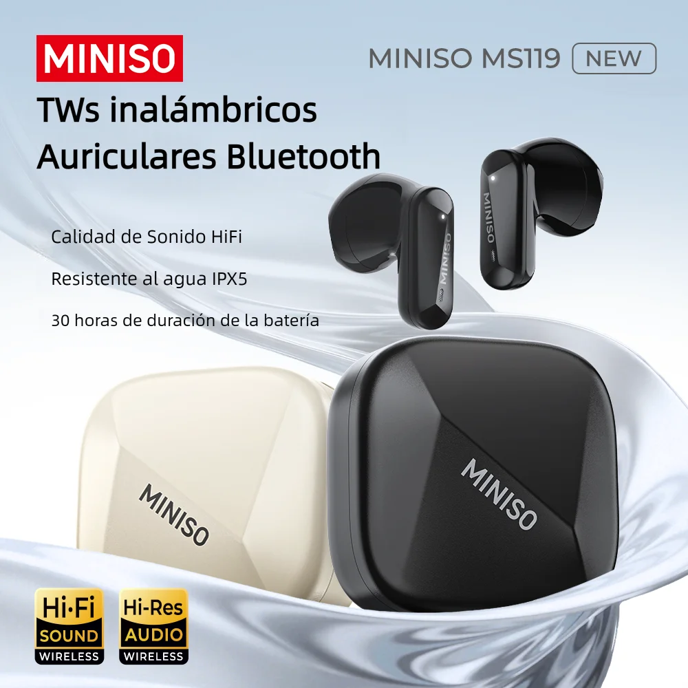 Ai Translator Headphones MINISO MS119 Wireless Bluetooth Earphones Low latency Earbuds 50Hrs Playback Comfortable for Sports Gam
Ai Translator Headphones MINISO MS119 Wireless Bluetooth Earphones Low latency Earbuds 50Hrs Playback Comfortable for Sports Gam