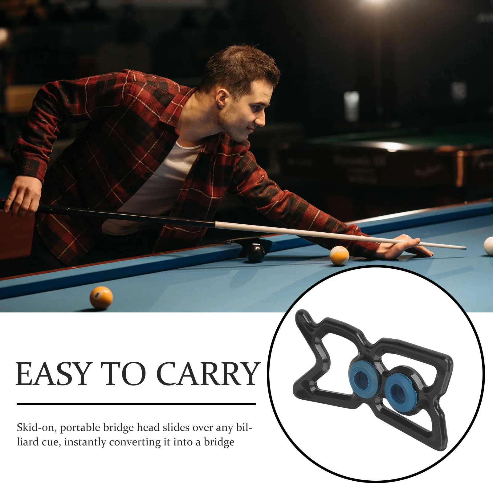 Pool Bridge Head Reusable Durable Cue Holder Rest Cue Rack Snooker Support Bridge Head Portable for Pool Table
Pool Bridge Head Reusable Durable Cue Holder Rest Cue Rack Snooker Support Bridge Head Portable for Pool Table