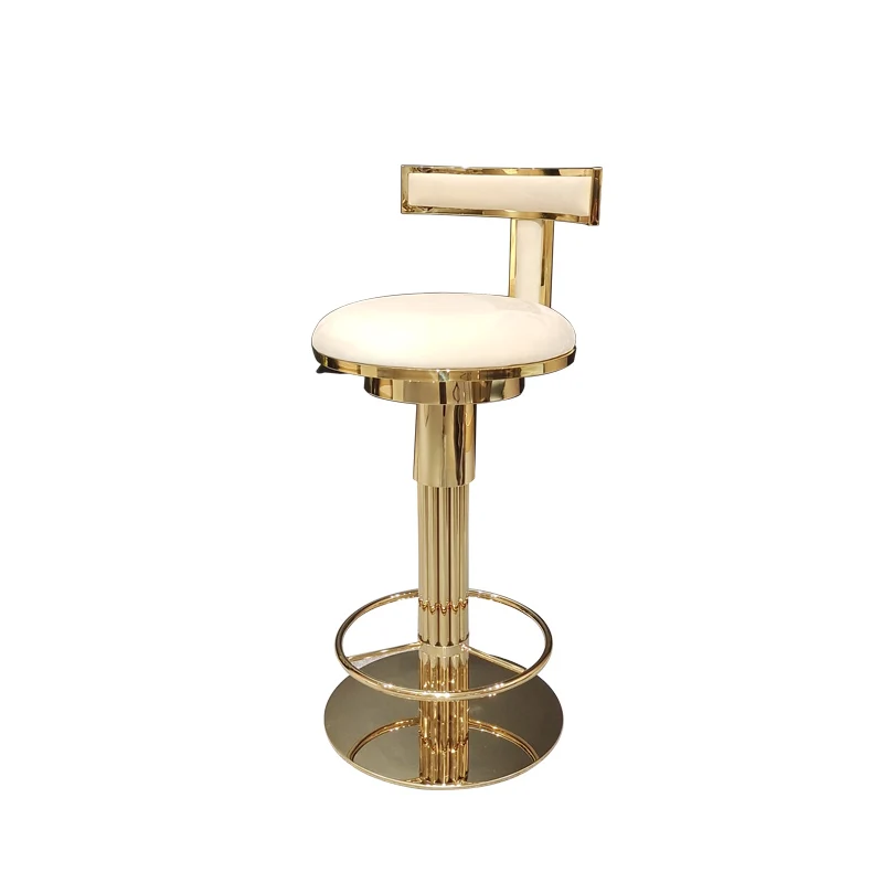 Modern simple stainless steel back bar chair Front desk chair Rotatable lifting high chair
Modern simple stainless steel back bar chair Front desk chair Rotatable lifting high chair