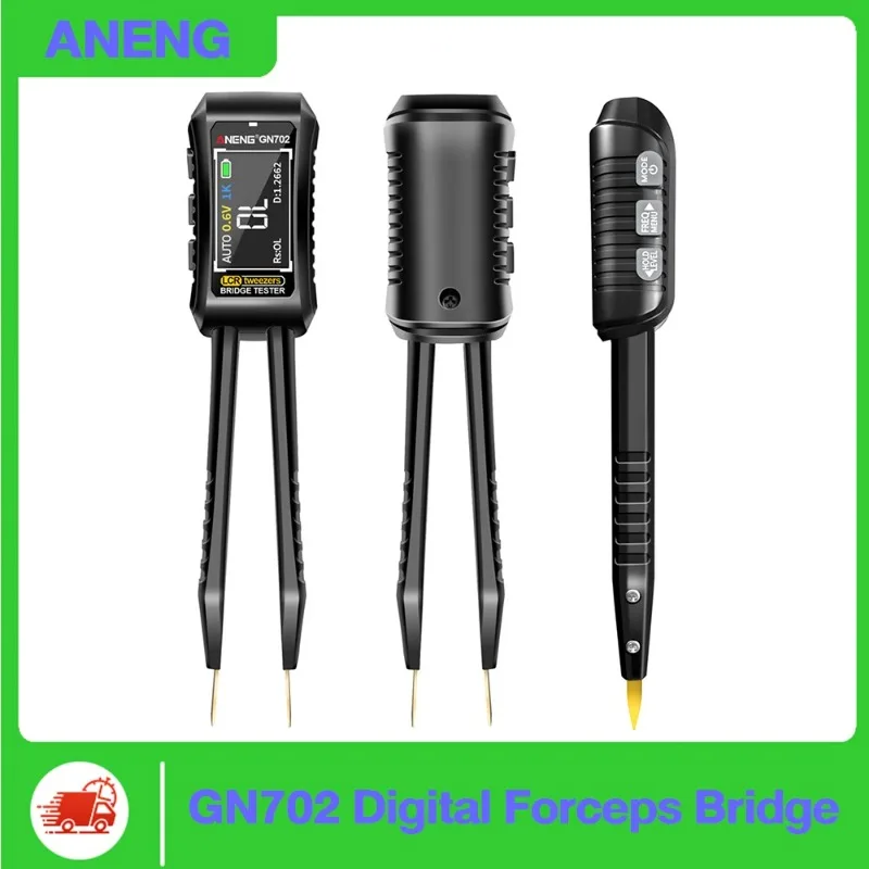 ANENG GN702 Мини-умный LCR-тестер-клещи для измерения сопротивления, емкости, индуктивности, целостности цепи и диодов, инструменты для электриков
ANENG GN702 Мини-умный LCR-тестер-клещи для измерения сопротивления, емкости, индуктивности, целостности цепи и диодов, инструменты для электриков