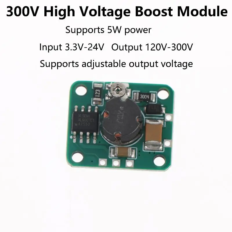 【MO】DC-DC Adjustable High Voltage Boost Converter Module 3.3V-24V To 120V-300V Step Up Regulator For Nixie Tube
【MO】DC-DC Adjustable High Voltage Boost Converter Module 3.3V-24V To 120V-300V Step Up Regulator For Nixie Tube