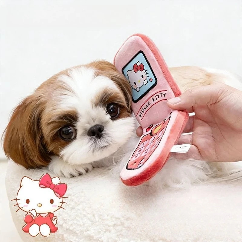 Anime Sanrio Hello Kitty Melody Simulated Phone Pet Toy Squeaky Chew Toy for Dogs Cats Bite Resistant Cartoon Kawaii Lovely Cute
Anime Sanrio Hello Kitty Melody Simulated Phone Pet Toy Squeaky Chew Toy for Dogs Cats Bite Resistant Cartoon Kawaii Lovely Cute