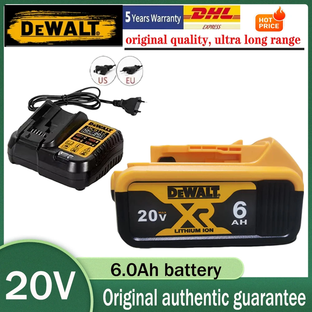 DEWALT original 18V, 6.0AH, DCB115, DCB118 rechargeable batteries,charger,suitable for DCF805,DCF850 power tools, fast charging,
DEWALT original 18V, 6.0AH, DCB115, DCB118 rechargeable batteries,charger,suitable for DCF805,DCF850 power tools, fast charging,