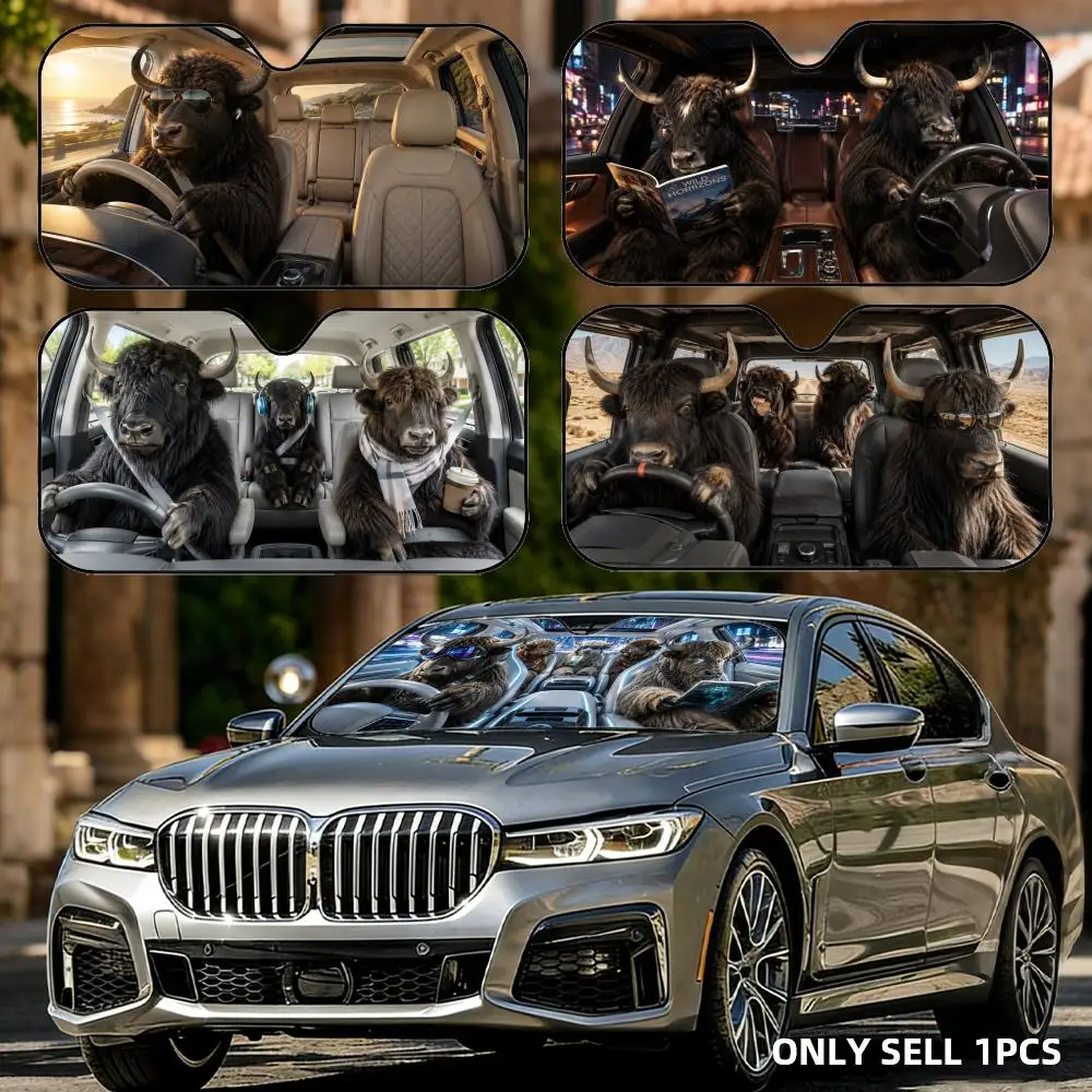 Wild Yak Driving Travel Sun Visor Reusable Aluminum Foil Car Windshield Sun Visor UV Heat Insulation Cover Shade
Wild Yak Driving Travel Sun Visor Reusable Aluminum Foil Car Windshield Sun Visor UV Heat Insulation Cover Shade