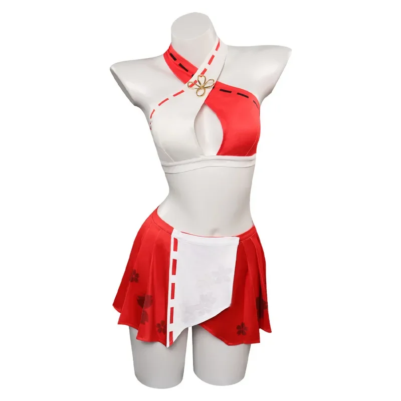 Игра Genshin Impact Косплей Yae Miko Косплей Купальники Костюм Наряды Красные топы Шорты Комплект Хэллоуин Карнавальная вечеринка Летний костюм
Игра Genshin Impact Косплей Yae Miko Косплей Купальники Костюм Наряды Красные топы Шорты Комплект Хэллоуин Карнавальная вечеринка Летний костюм
