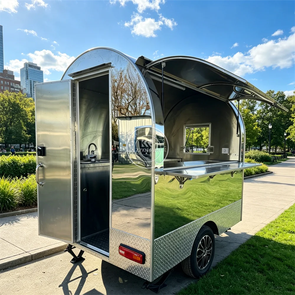 Mobile Kitchen Food Truck Trailer Fully Equipped Restaurant Concession Catering Coffee Bar Food Truck For Sale
Mobile Kitchen Food Truck Trailer Fully Equipped Restaurant Concession Catering Coffee Bar Food Truck For Sale