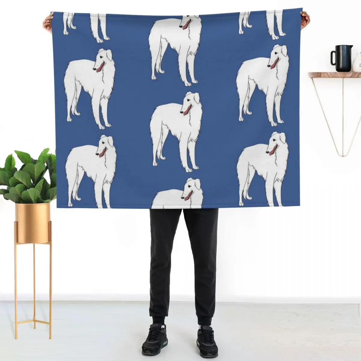 Borzoi Throw Blanket Soft Comfort Blanket for Reading Watching TV
Borzoi Throw Blanket Soft Comfort Blanket for Reading Watching TV