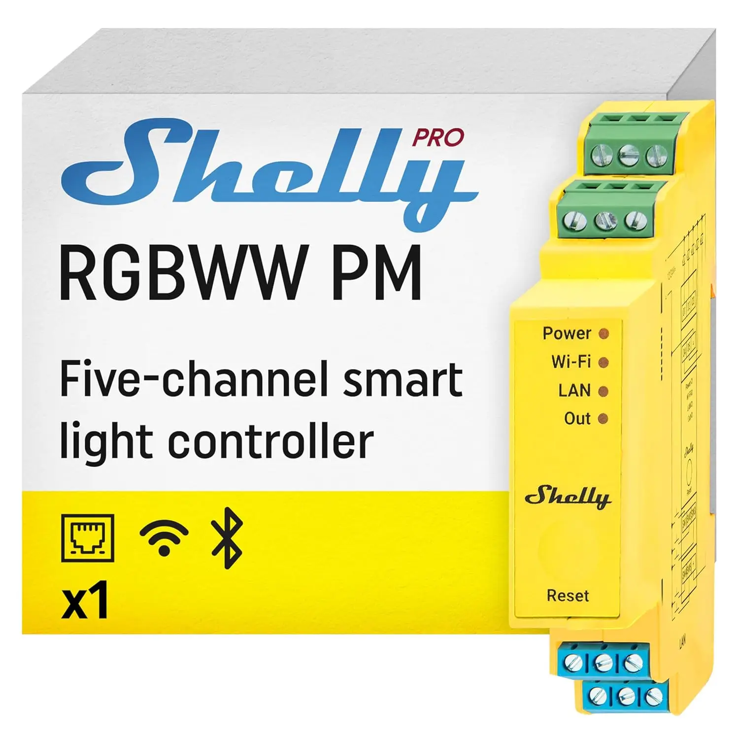 Shelly Pro RGBWW PM Smart WiFi Control RGBW LED Strips Power Metering Home Automation No Hub
Shelly Pro RGBWW PM Smart WiFi Control RGBW LED Strips Power Metering Home Automation No Hub