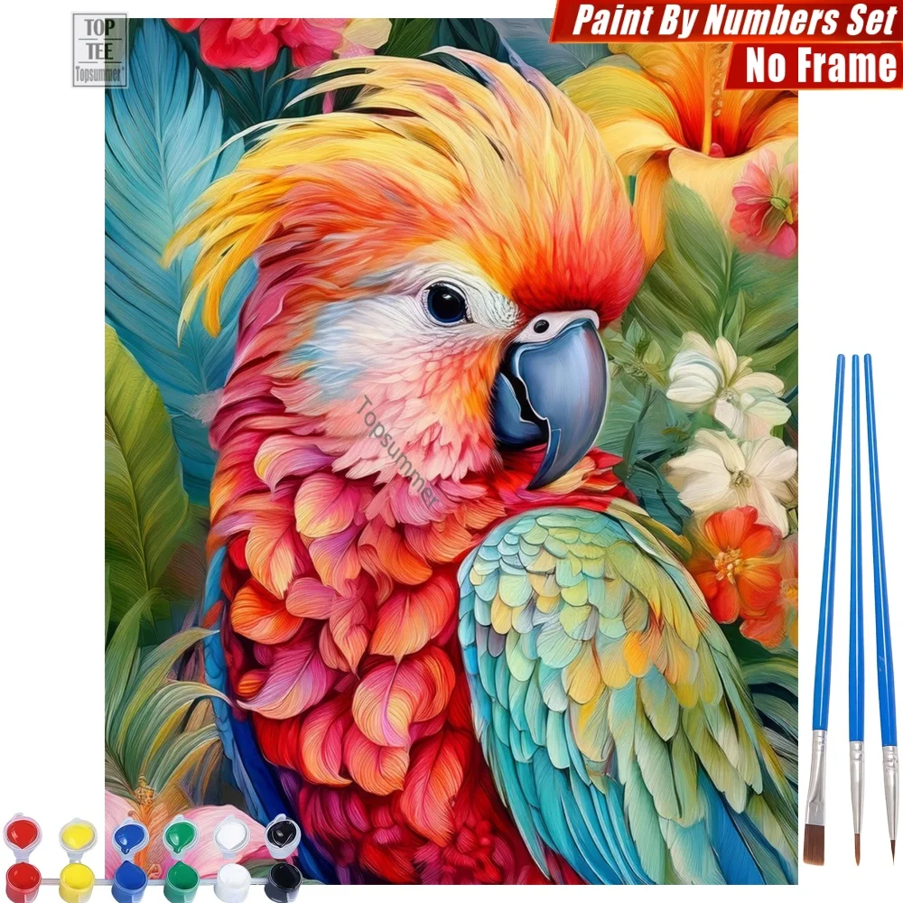 Vivid Parrot Flowers DIY Digital Oil Painting Set - Bright Vitality Contrast Home Decor Birthday Gift For Friend
Vivid Parrot Flowers DIY Digital Oil Painting Set - Bright Vitality Contrast Home Decor Birthday Gift For Friend