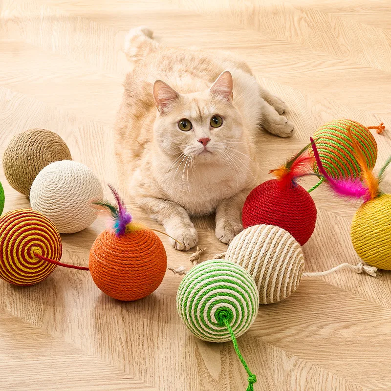 Cat Toy Sisal Ball Extra Large Self-Entertainment Boredom Reliever Teaser Wand Teeth Grinding Durable Sound Ball Cat Supplies Co
Cat Toy Sisal Ball Extra Large Self-Entertainment Boredom Reliever Teaser Wand Teeth Grinding Durable Sound Ball Cat Supplies Co