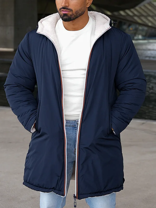 Warm Cotton Hooded Jaet European Sle Two-Sided Wearable Winter Coat Youth Polyester Long Sve Zipper Closure
Warm Cotton Hooded Jaet European Sle Two-Sided Wearable Winter Coat Youth Polyester Long Sve Zipper Closure