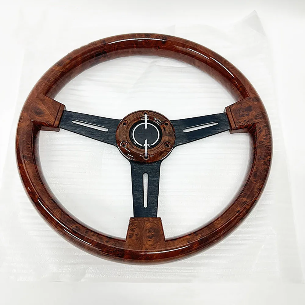 Universal 14 Inch Peach Wood Retro Modification Racing Steering Wheel Accessories Personalized Steering Wheel
Universal 14 Inch Peach Wood Retro Modification Racing Steering Wheel Accessories Personalized Steering Wheel