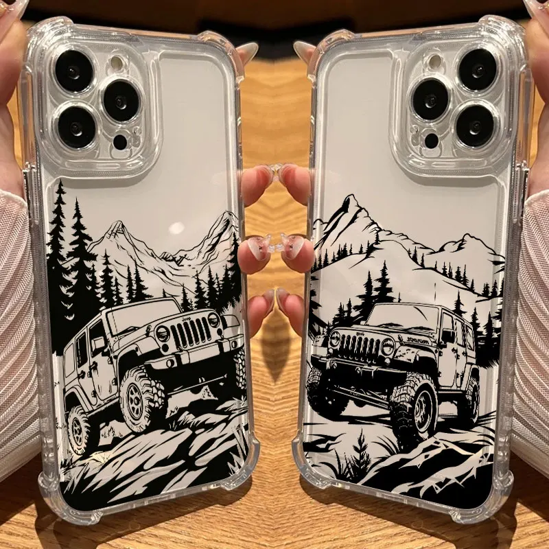 Прозрачный противоударный чехол для телефона в стиле внедорожника/внедорожного автомобиля для iPhone 17, 16, 14, 15, 11, 12, 13 Pro Max, 16E, 15, 16 Plus, 17 Air, 13
Прозрачный противоударный чехол для телефона в стиле внедорожника/внедорожного автомобиля для iPhone 17, 16, 14, 15, 11, 12, 13 Pro Max, 16E, 15, 16 Plus, 17 Air, 13
