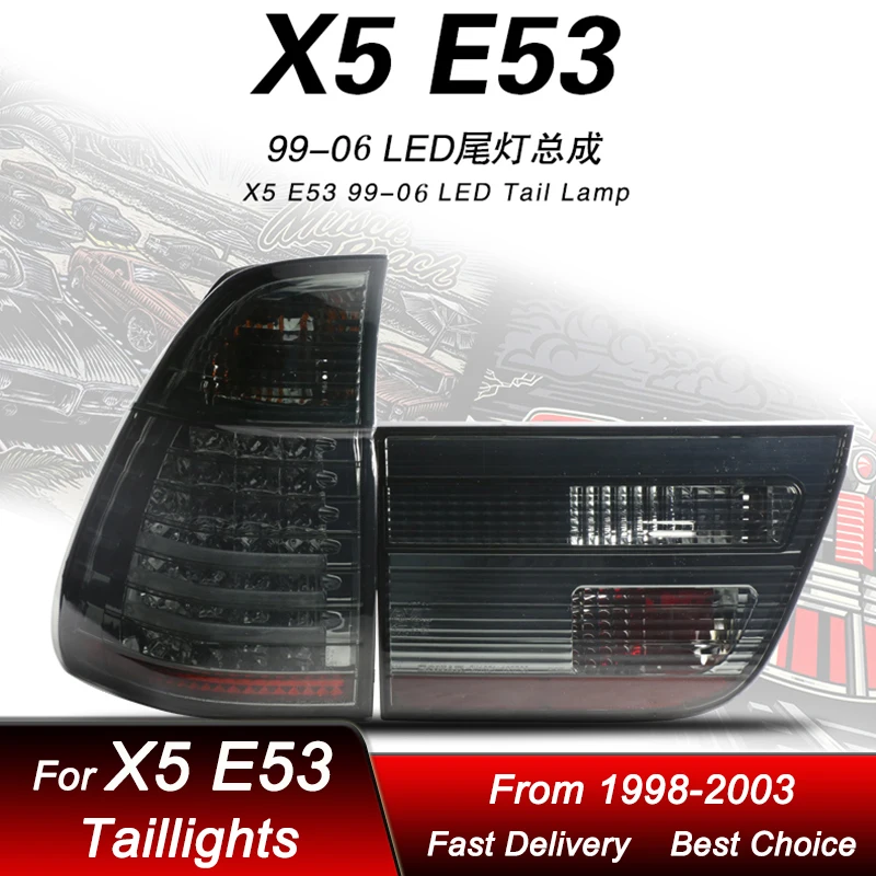 Hot Car styling Tail Lights For BMW X5 E53 98-03 E-MARK CE DOT style LED Tail Lamp Dynamic Turn Signal Light Tail Lamp Assembly
Hot Car styling Tail Lights For BMW X5 E53 98-03 E-MARK CE DOT style LED Tail Lamp Dynamic Turn Signal Light Tail Lamp Assembly