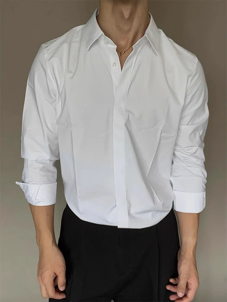 Neapolitan Long Sve irt for Men Wedding Engagement Par Wear Stand Fit Button down No Iron Treaent Polyester Blend
Neapolitan Long Sve irt for Men Wedding Engagement Par Wear Stand Fit Button down No Iron Treaent Polyester Blend