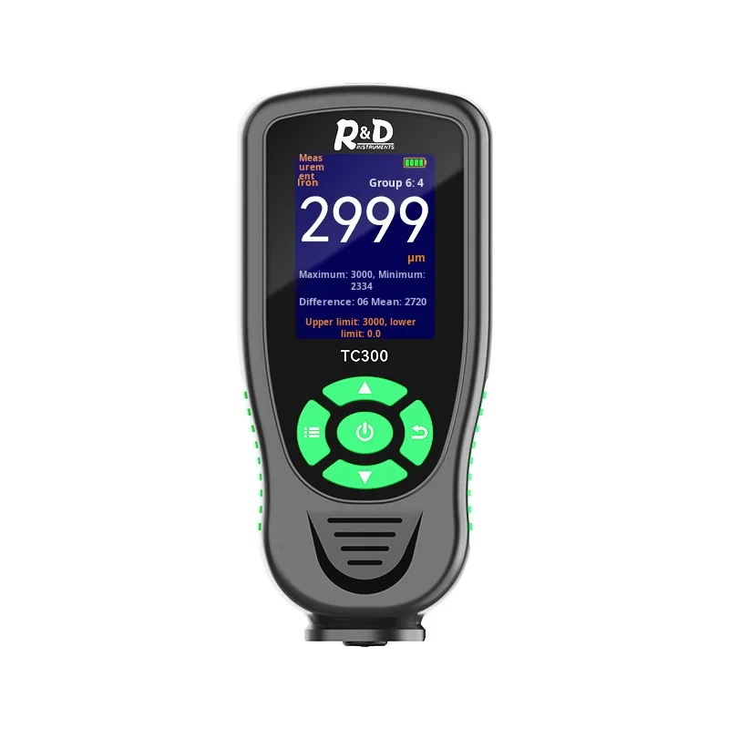 2026 TC300 High-Precision Coating Thickness Gauge with Color Screen Large Range for Paint Film Metal Putty Car Paint Surfaces
2026 TC300 High-Precision Coating Thickness Gauge with Color Screen Large Range for Paint Film Metal Putty Car Paint Surfaces