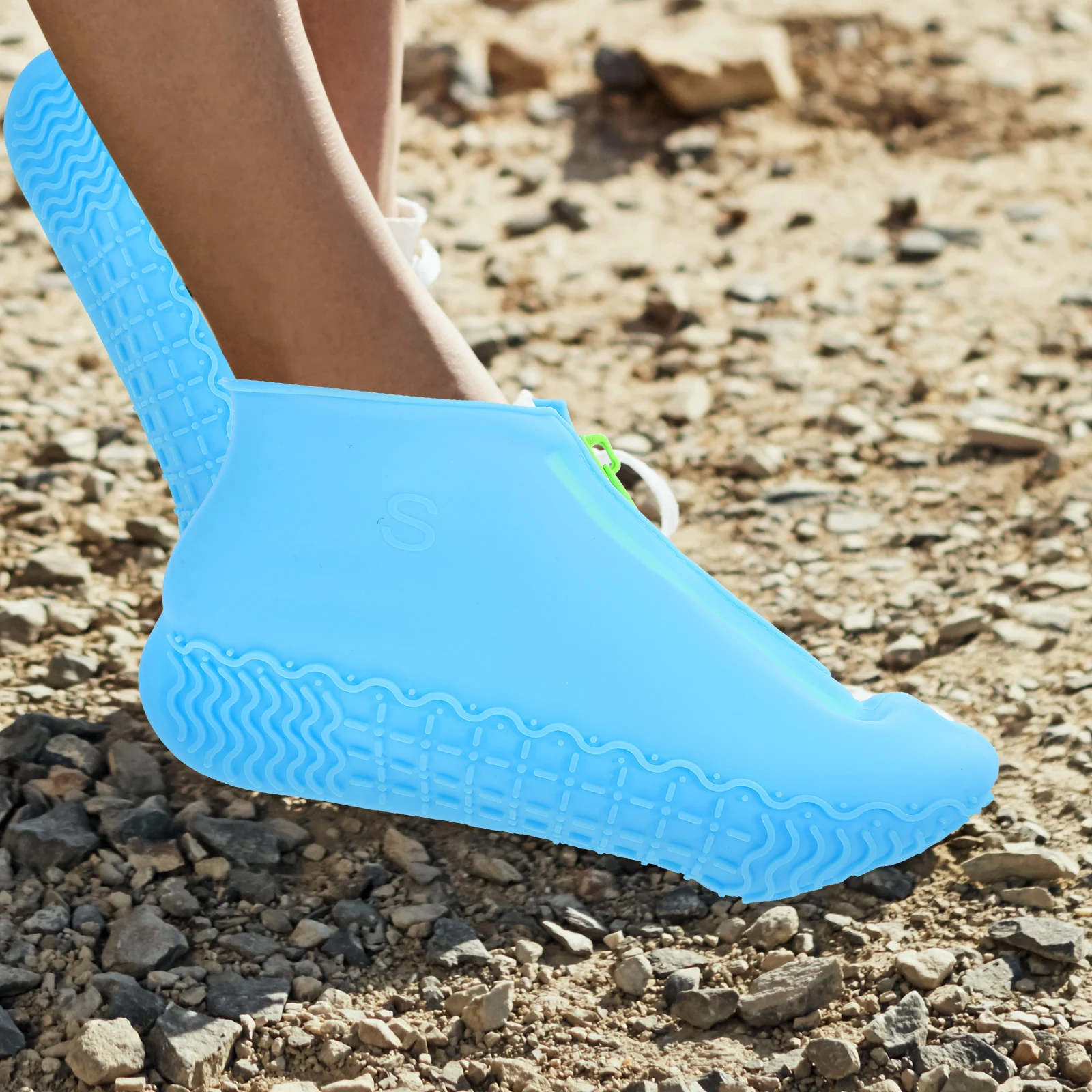 1 пара водонепроницаемой противоскользящей обуви, защитный чехол, силиконовый чехол для обуви, синий размер S, непромокаемые уличные аксессуары 
1 пара водонепроницаемой противоскользящей обуви, защитный чехол, силиконовый чехол для обуви, синий размер S, непромокаемые уличные аксессуары