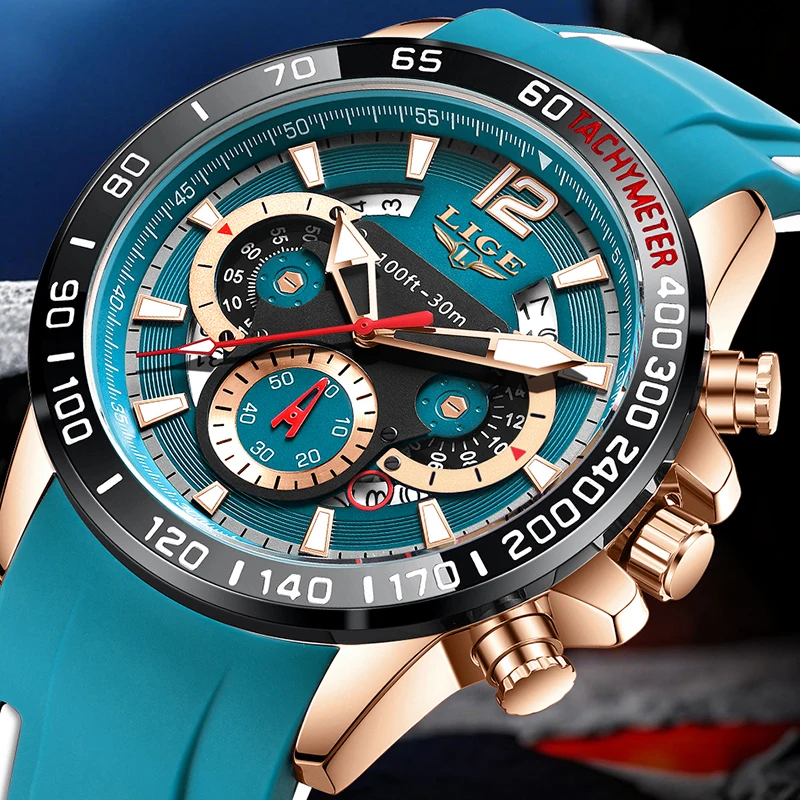 LIGE 2026 mens wristwatch fashion business quartz clock waterproof calendar luminous silicone band men sports watches reloj+BOX
LIGE 2026 mens wristwatch fashion business quartz clock waterproof calendar luminous silicone band men sports watches reloj+BOX