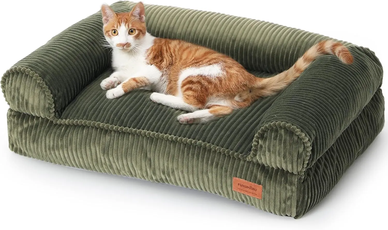 Cat Couch Bed, Corduroy Cozy Cat Bed For Indoor Cats With Removable Washable Cover, Supportive Anti-Slip Dog Beds Sofa For
Cat Couch Bed, Corduroy Cozy Cat Bed For Indoor Cats With Removable Washable Cover, Supportive Anti-Slip Dog Beds Sofa For