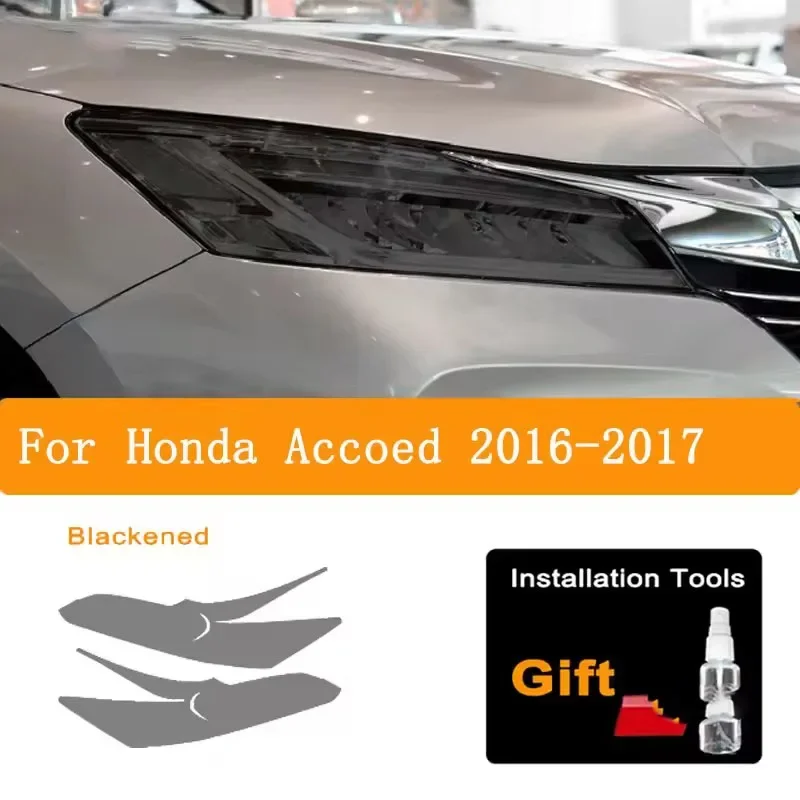 For Honda Accord 2016 2017 2018 2019 2020 Smoke Black Transparent TPU Protective Sticker Car Headlight Tint Anti-scratch Film
For Honda Accord 2016 2017 2018 2019 2020 Smoke Black Transparent TPU Protective Sticker Car Headlight Tint Anti-scratch Film