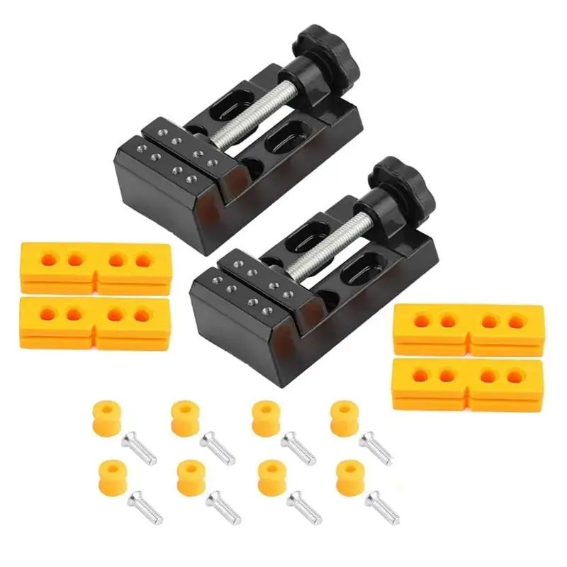 AEE2-2Sets Mini Vice Small Parallel Table Vice Flat Mini Table Vice Flat Mini Vice Drill Vice For Jewellery Crafts DIY
AEE2-2Sets Mini Vice Small Parallel Table Vice Flat Mini Table Vice Flat Mini Vice Drill Vice For Jewellery Crafts DIY