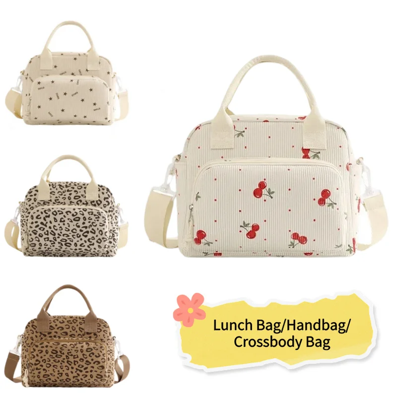 1pc Portable Travel Corduroy Lunch Box Bag Slant Crossbody Zipper Handbag Commuter Work Student Thermal Food Picnic Bag
1pc Portable Travel Corduroy Lunch Box Bag Slant Crossbody Zipper Handbag Commuter Work Student Thermal Food Picnic Bag
