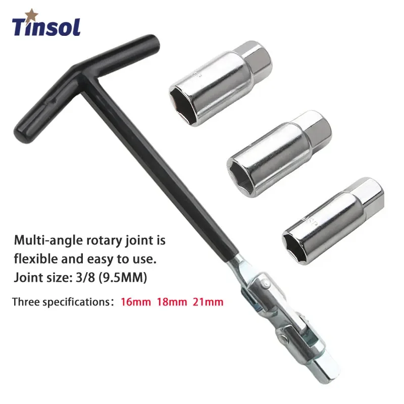 4-piece spark plug socket wrench set, high-strength chrome-plated spark plug tools, automotive repair tools 16mm 18mm 21mm
4-piece spark plug socket wrench set, high-strength chrome-plated spark plug tools, automotive repair tools 16mm 18mm 21mm