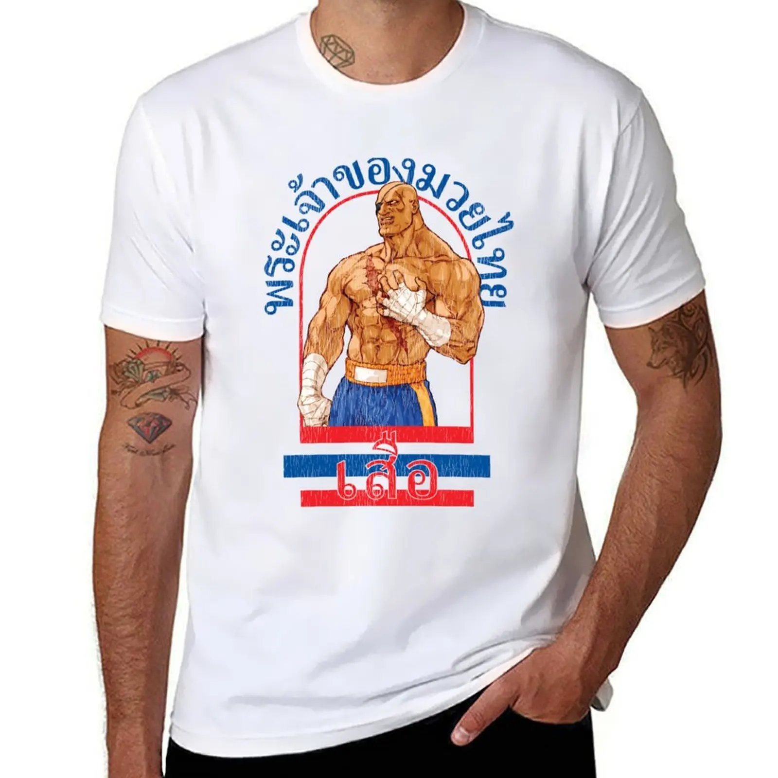 Sagat God Of Muay Thai Gym T-Shirt t shirt man luxury t shirts for man cotton T-Shirt
Sagat God Of Muay Thai Gym T-Shirt t shirt man luxury t shirts for man cotton T-Shirt