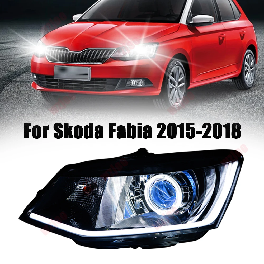Car styling for skoda fabia headlights 2015-2018 HID xenon Head Lamp case for Skoda Fabia Bi-Xenon Lens low beam auto Accessorie
Car styling for skoda fabia headlights 2015-2018 HID xenon Head Lamp case for Skoda Fabia Bi-Xenon Lens low beam auto Accessorie