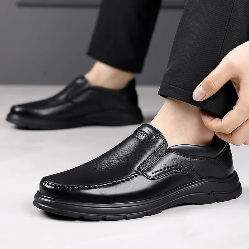 Кожаные мужские туфли без шнурков в британском стиле, мужские деловые туфли на платформе, мокасины для свадьбы и вечеринок, мужская обувь без шнурков.
Кожаные мужские туфли без шнурков в британском стиле, мужские деловые туфли на платформе, мокасины для свадьбы и вечеринок, мужская обувь без шнурков.