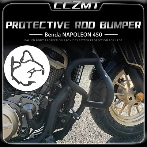 For Benda Napoleon 450 NAPOLEON 450 Bumper motorcycle retro accessories reinforced anti fall anti-collision competitive bumper