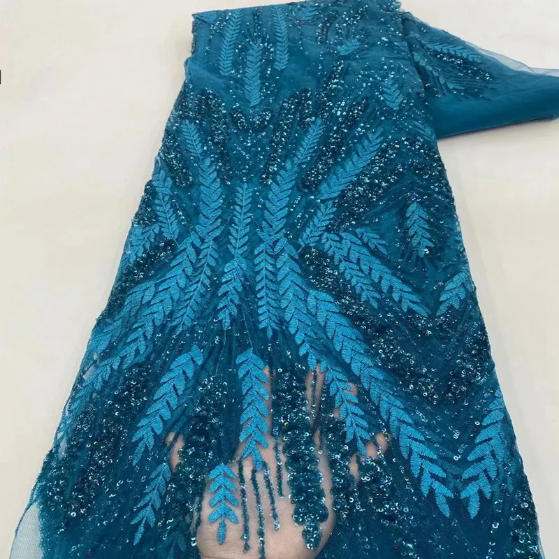 French Lace Fabric Embroidered Tulle Lace Fabric With Sequins 5 Yards TS2505
French Lace Fabric Embroidered Tulle Lace Fabric With Sequins 5 Yards TS2505