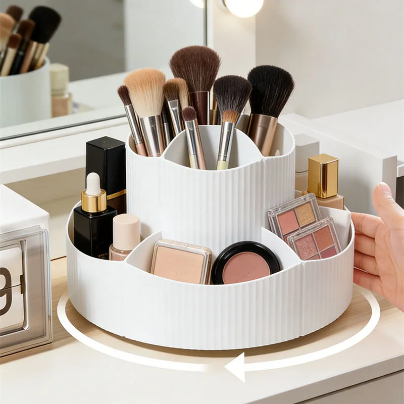 360° Rotating Makeup Brush Holder Organizer 11 Slots Large Capacity Makeup Organizers Countertop Comestic Tools Skincare Storage
360° Rotating Makeup Brush Holder Organizer 11 Slots Large Capacity Makeup Organizers Countertop Comestic Tools Skincare Storage