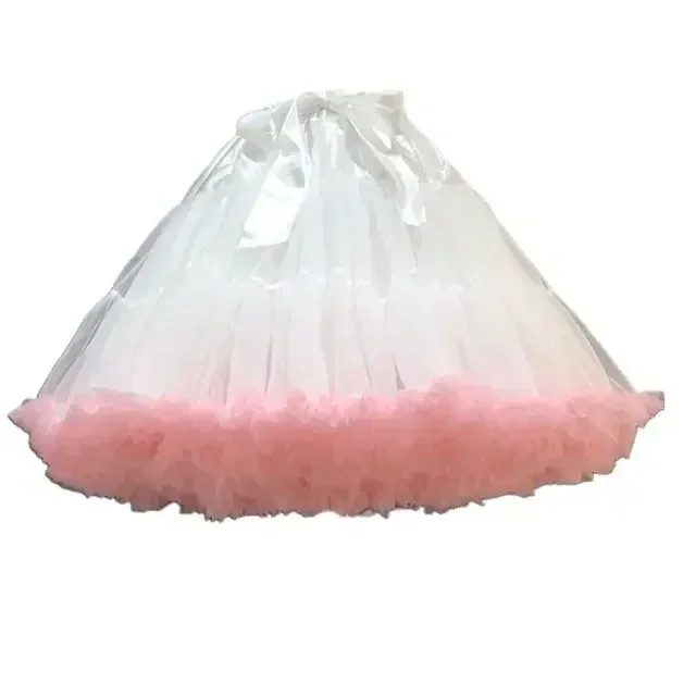 Women Lolita Cosplay Petticoat A-Line Puffy Tutu Skirt Layered Tulle Ballet Dance Pettiskirts Big Bowknot Underskirt
Women Lolita Cosplay Petticoat A-Line Puffy Tutu Skirt Layered Tulle Ballet Dance Pettiskirts Big Bowknot Underskirt