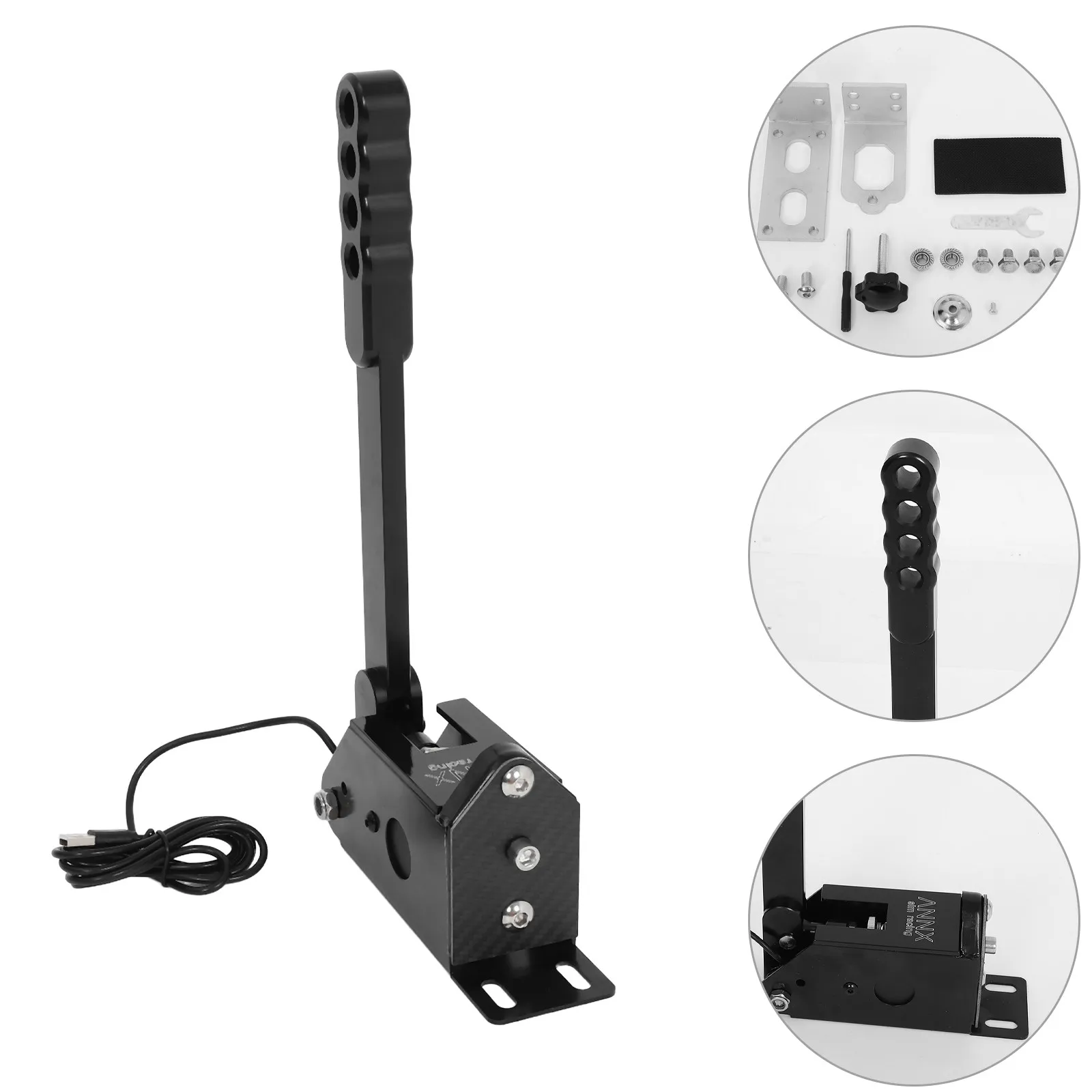 Hydraulic Racing Handbrake USB Racing Simulator Adjustable Drift Hand Brake for Competitive Drift Handbrake
Hydraulic Racing Handbrake USB Racing Simulator Adjustable Drift Hand Brake for Competitive Drift Handbrake