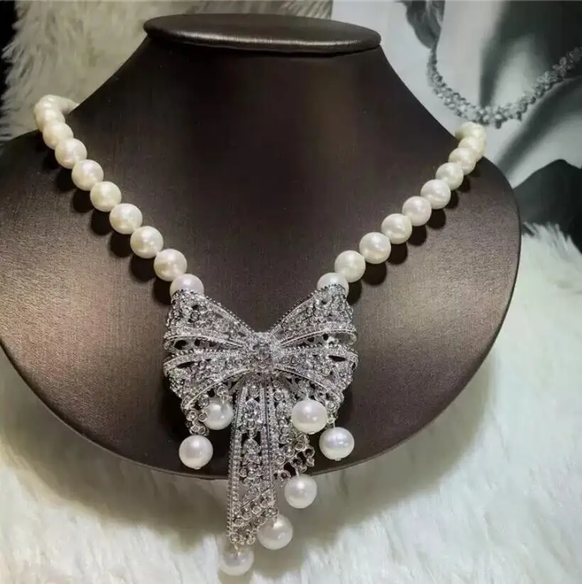Gorgeous 9-10mm 10-11mm South Sea White Pearl Necklace18"&earring 925s
Gorgeous 9-10mm 10-11mm South Sea White Pearl Necklace18"&earring 925s